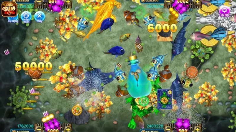 Cách tích lũy điểm và nhận thưởng trong Bắn cá Rùa Xanh
