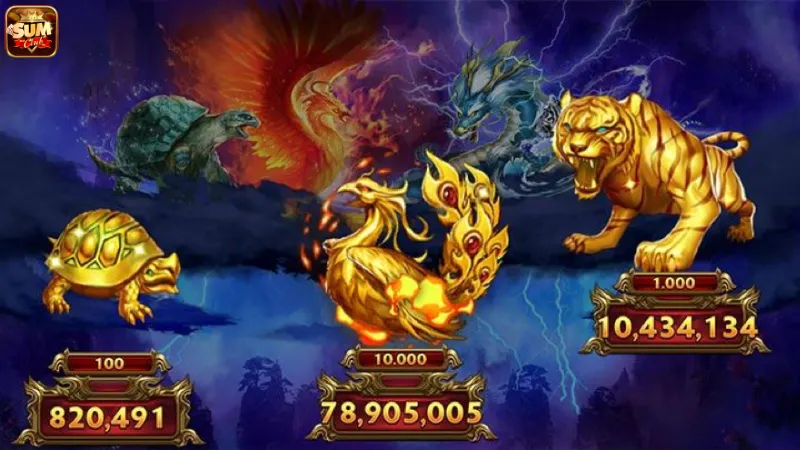 Tìm hiểu về luật chơi và cách tính điểm Nổ hũ Tứ Linh